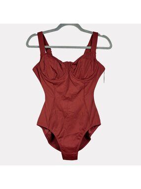 TA3 Lifty Copper Moderate Coverage One Piece Swimsuit Women Small Reg/Long D/DD